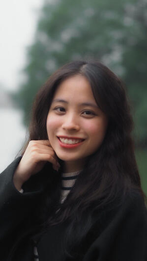 Portrait at Hoàn Kiếm Lake.